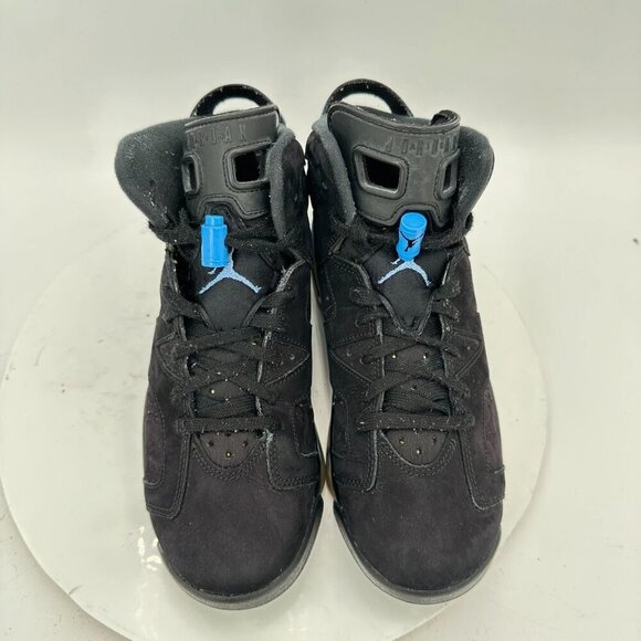Nike Air Jordan 6 Size 7Y Women 8.5 384665-006 University Blue Basketball Shoe - Picture 3 of 11